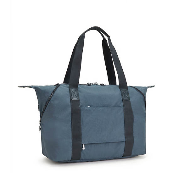 Kipling Art Medium Iconic Tote Veske Marineblå Grå | NO 1448YX